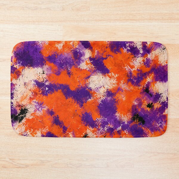 Item preview, Retro Pop Fusion – Orange and Purple Abstract Pattern designed and sold by Ingorgia.