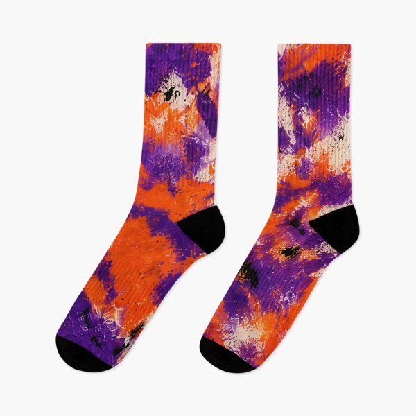 Item preview, Retro Pop Fusion – Orange and Purple Abstract Pattern designed and sold by Giovanna2026.