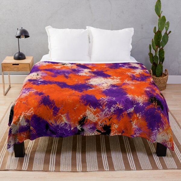 Item preview, Retro Pop Fusion – Orange and Purple Abstract Pattern designed and sold by Giovanna2026.