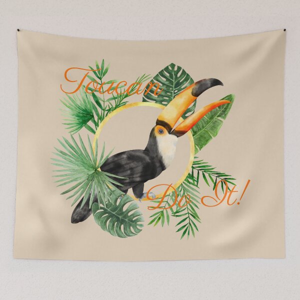 Item preview, Toucan Do It Tropical Design designed and sold by Vileprint.