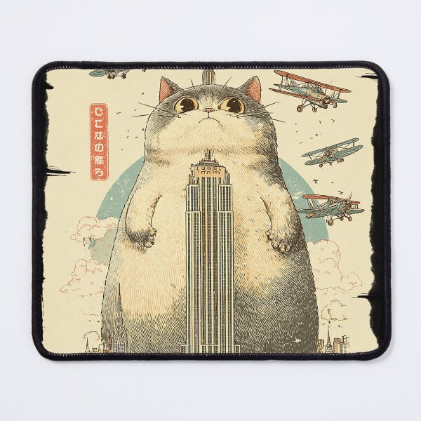 Item preview, Catzilla Rampaging over the big city designed and sold by keytee.
