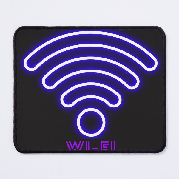 Item preview, Minimalist Neon Wi-Fi Signal Sign - Cyberpunk Glowing Internet Tech Art designed and sold by alalame.