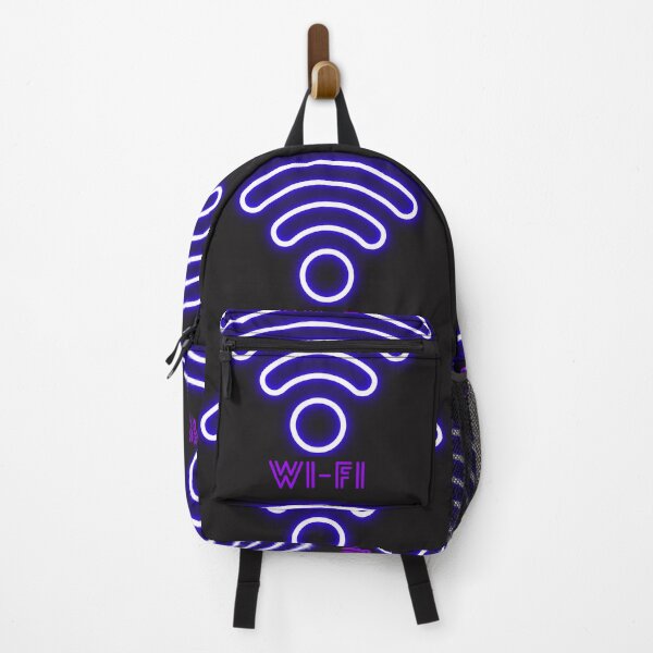 Item preview, Minimalist Neon Wi-Fi Signal Sign - Cyberpunk Glowing Internet Tech Art designed and sold by alalame.