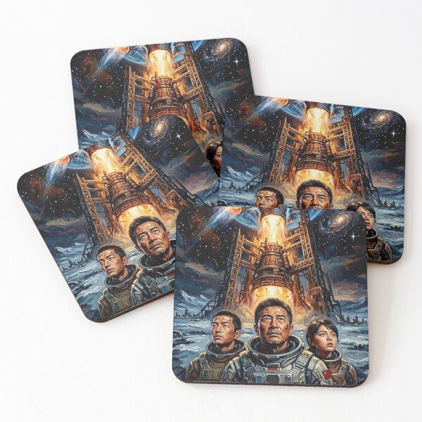 Item preview, Humanity's Last Hope. – The Wandering Earth Fine Art Print designed and sold by Art's Diner.