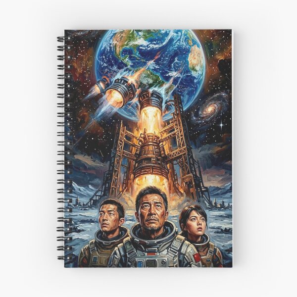 Item preview, Humanity's Last Hope. – The Wandering Earth Fine Art Print designed and sold by Art's Diner.