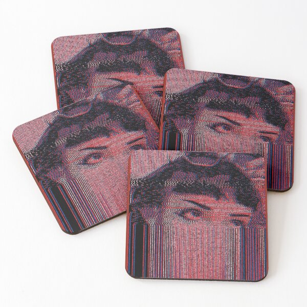 Item preview, Red eye roll girl glitch interpolation designed and sold by Orbhue.