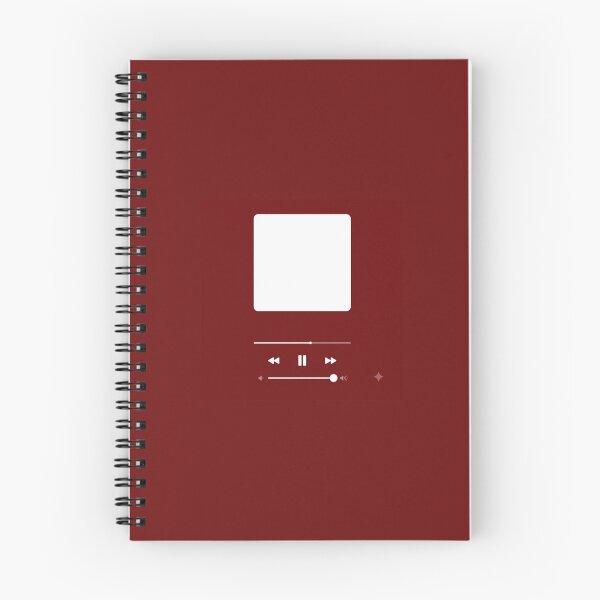 Item preview, Aesthetic Burgundy Music Player Interface Retro Red Sparkle designed and sold by Cleairydelulu.