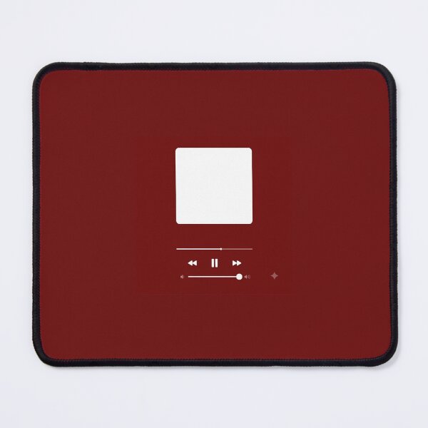 Item preview, Aesthetic Burgundy Music Player Interface Retro Red Sparkle designed and sold by Cleairydelulu.