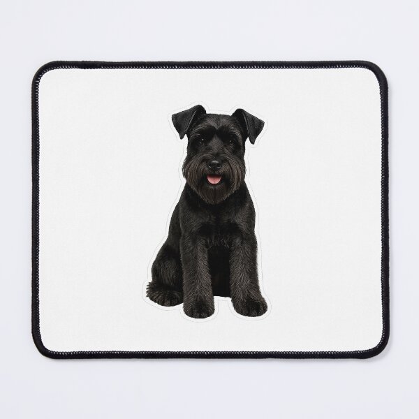 Item preview, Schnauzer black dog designed and sold by BackgroundND.
