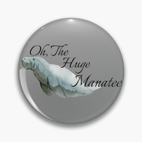 Item preview, Oh The Huge Manatee Pun Design designed and sold by Vileprint.