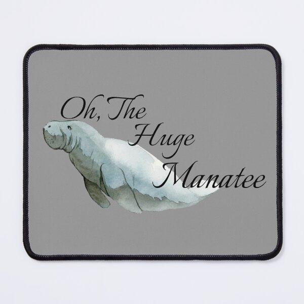 Item preview, Oh The Huge Manatee Pun Design designed and sold by Vileprint.