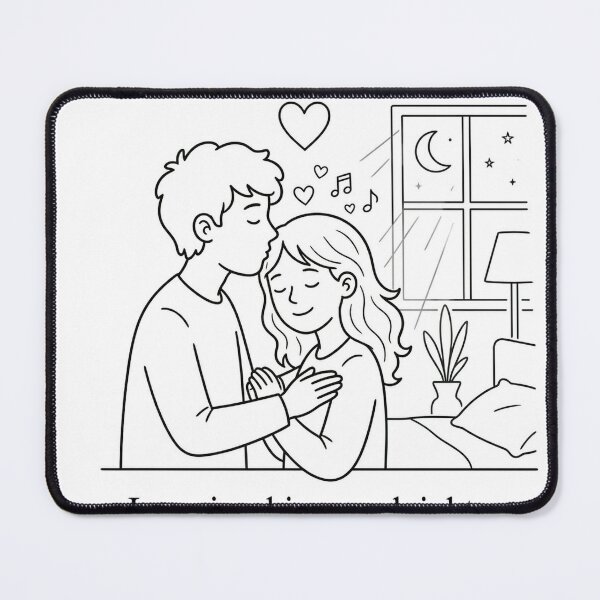 Item preview, Love Is A Kiss Goodnight designed and sold by mtltpz.