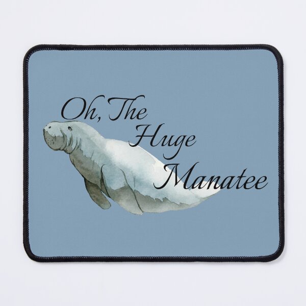 Item preview, Oh The Huge Manatee Pun Design designed and sold by Vileprint.