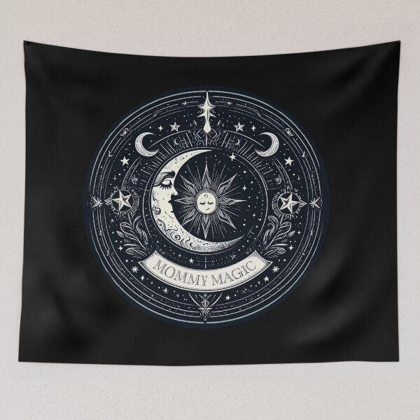 Item preview, Mommy Magic Celestial Witchy Boho Design Stars Moon Sun for Mother’s Day Gift for Mama’s Birthday Goth Astrology Horoscope designed and sold by pillarofme.