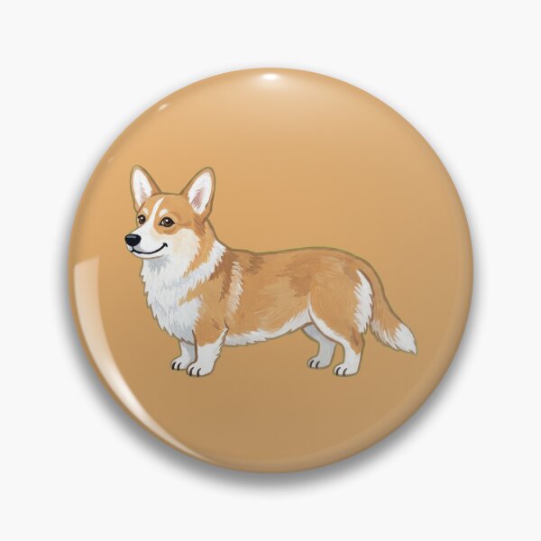 Item preview, Cute Hand-Painted Pembroke Welsh Corgi Illustration designed and sold by SYCESTORE.