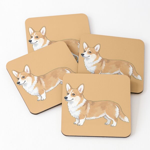 Item preview, Cute Hand-Painted Pembroke Welsh Corgi Illustration designed and sold by SYCESTORE.