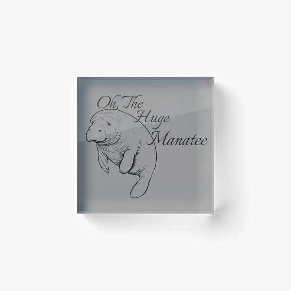 Item preview, Oh The Huge Manatee Pun Design designed and sold by Vileprint.