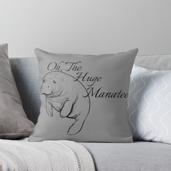 Item preview, Oh The Huge Manatee Pun Design designed and sold by Vileprint.