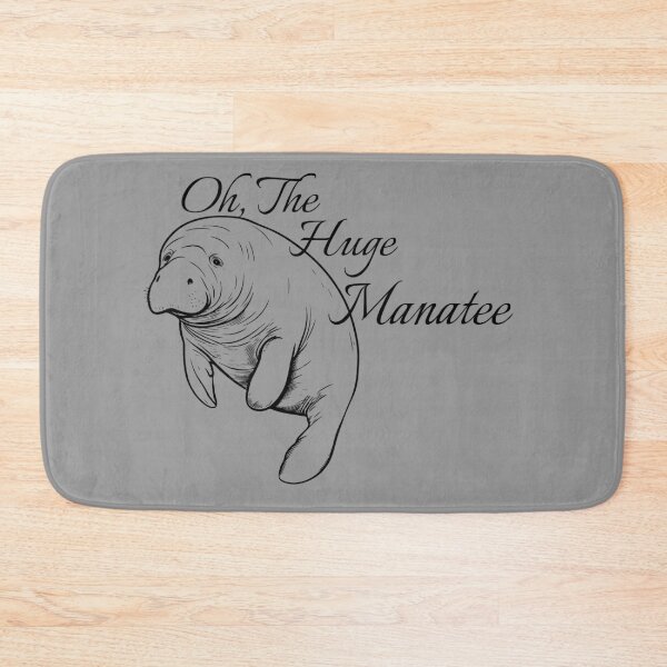 Item preview, Oh The Huge Manatee Pun Design designed and sold by Vileprint.