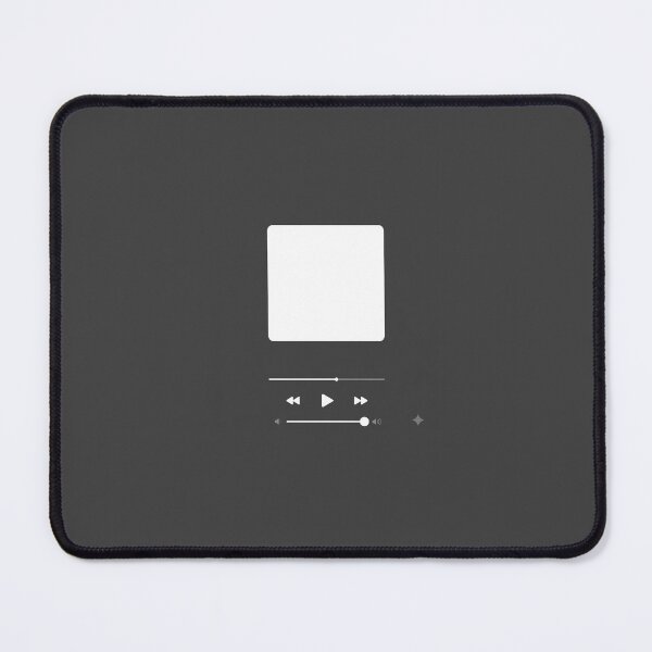 Item preview, Aesthetic Dark Gray Music Player Interface Minimalist Play Button designed and sold by Cleairydelulu.
