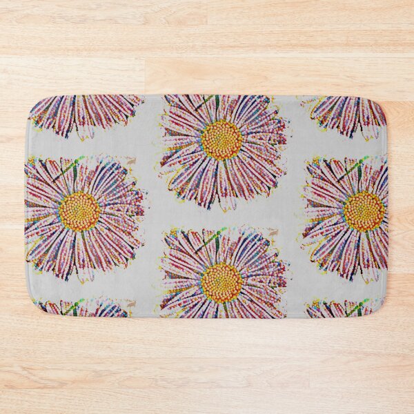 Item preview, Pastel Mosaic Beaded Daisy Flower Pop Art Graphic designed and sold by BalkanBloom.