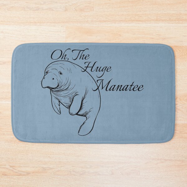 Item preview, Oh The Huge Manatee Pun Design designed and sold by Vileprint.
