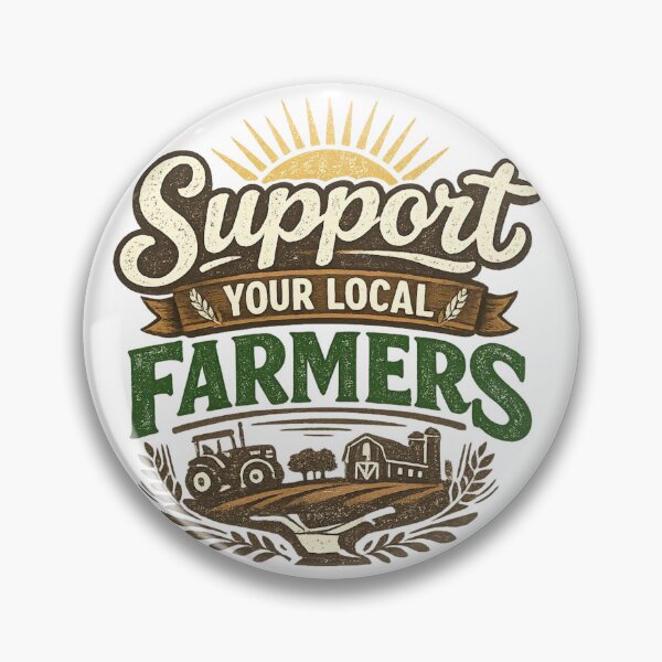Item preview, Support Your Local Farmers  designed and sold by ttuniques.