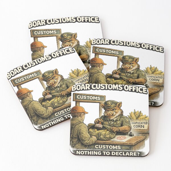 Item preview, Boar Customs Office designed and sold by C6S5M.