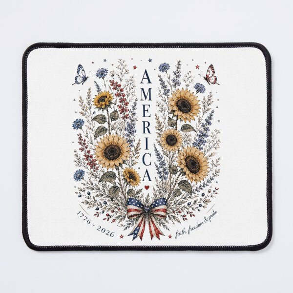 Item preview, America 250 Patriotic Floral Watercolor designed and sold by PetalGarden.