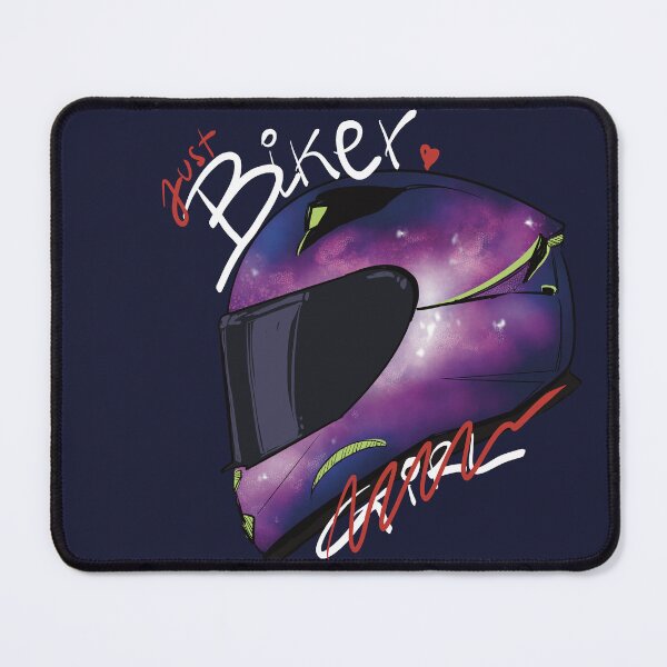 Item preview, Just biker, purple galaxy helmet designed and sold by KiKi Koy.