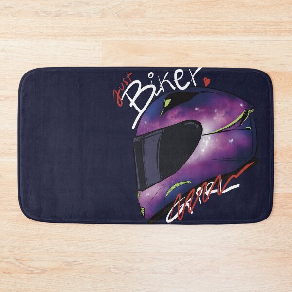 Item preview, Just biker, purple galaxy helmet designed and sold by KiKi Koy.