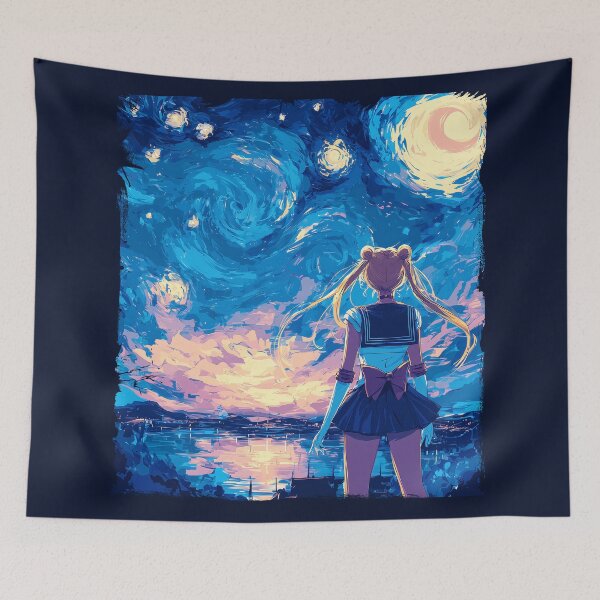 Item preview, Starry Night Sailing Moon designed and sold by keytee.