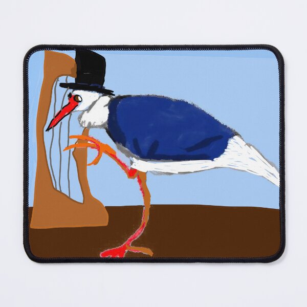 Item preview, Hector Heron Plays Harp designed and sold by pinkyjainpan.