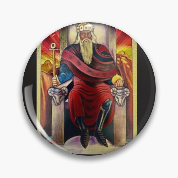 Item preview, The Emperor Tarot Card designed and sold by TheKorovaBar.