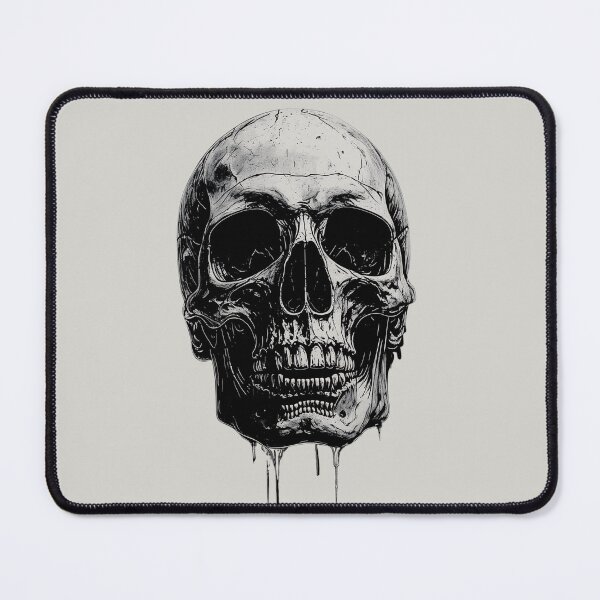 Item preview, Dark Aesthetic Dripping Skull Inked Gothic Graphic designed and sold by ERODED SELF.