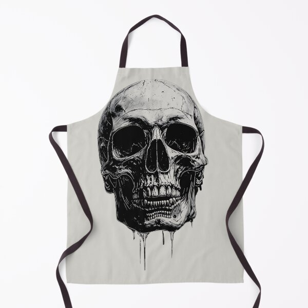 Item preview, Dark Aesthetic Dripping Skull Inked Gothic Graphic designed and sold by ERODED SELF.
