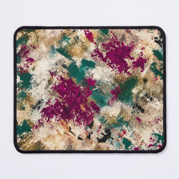 Item preview, Mineral Fusion – Abstract Textured Pattern in Plum and Teal designed and sold by Giovanna2026.