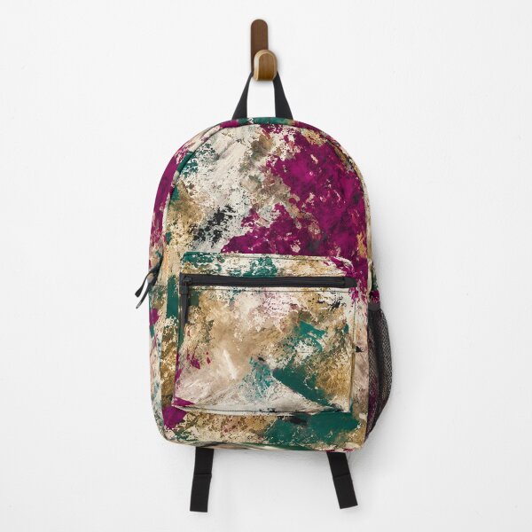 Item preview, Mineral Fusion – Abstract Textured Pattern in Plum and Teal designed and sold by Ingorgia Studio.