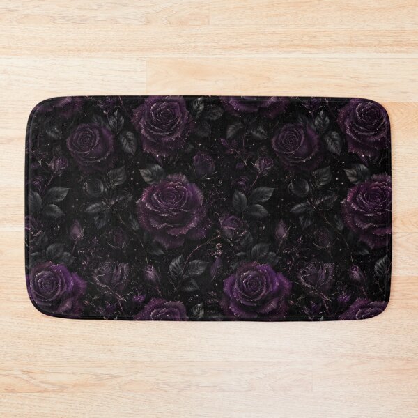 Item preview, Purple Gothic Rose Midnight Floral Pattern designed and sold by Ioanna-Studio.