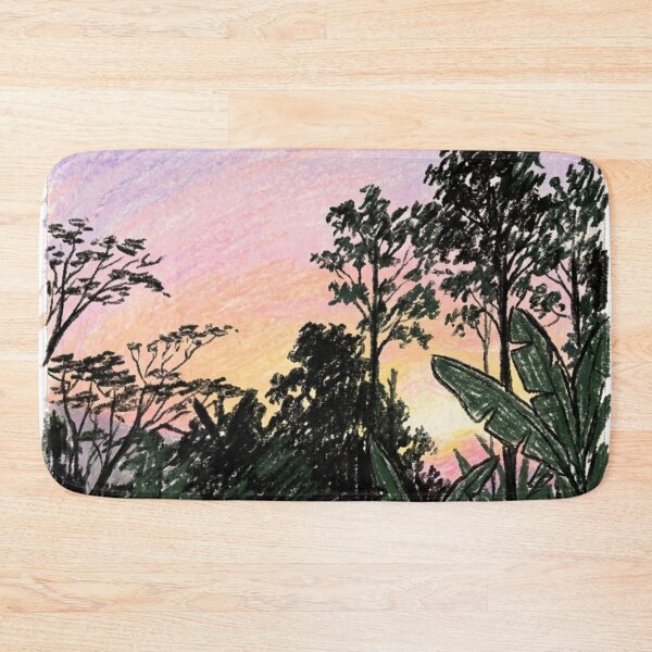 Item preview, Lilac sunset among leaves designed and sold by CristianCEB.