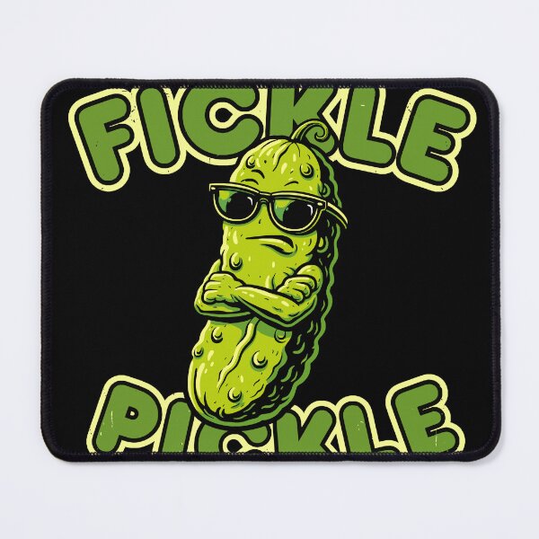 Item preview, Fickle Pickle | Funny Retro Cartoon Pickle designed and sold by KennyTheBartender.