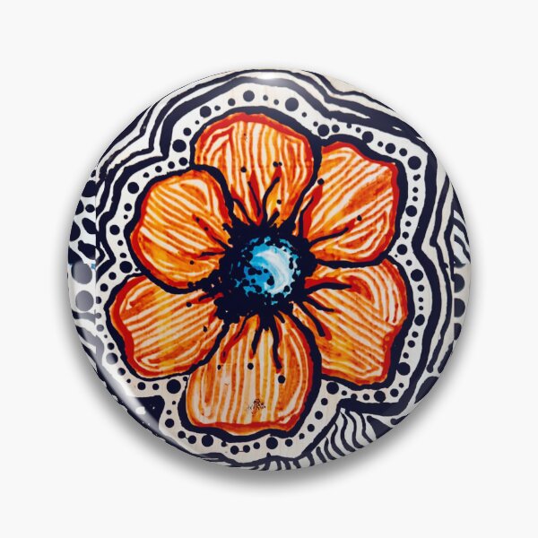Item preview, hand drawn orange poppy designed and sold by zoki55.
