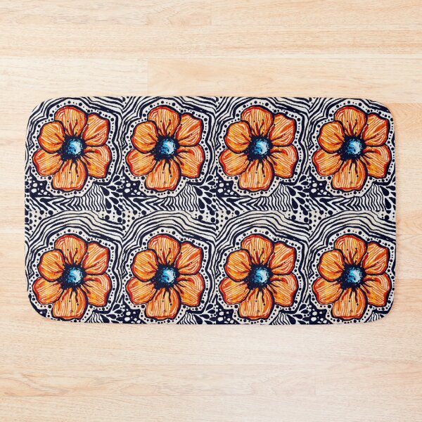 Item preview, hand drawn orange poppy designed and sold by zoki55.