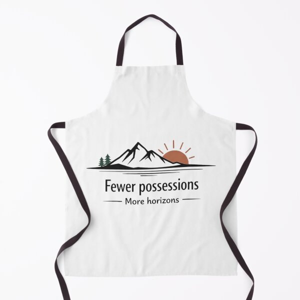 Item preview, Fewer Possessions More Horizons Minimalist Outdoor Adventure Gift designed and sold by 54K700.