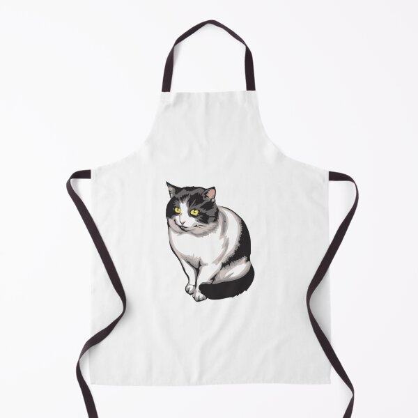 Item preview, Beautiful Black and White Cat Illustration designed and sold by DailyDoodlesBySumbul.