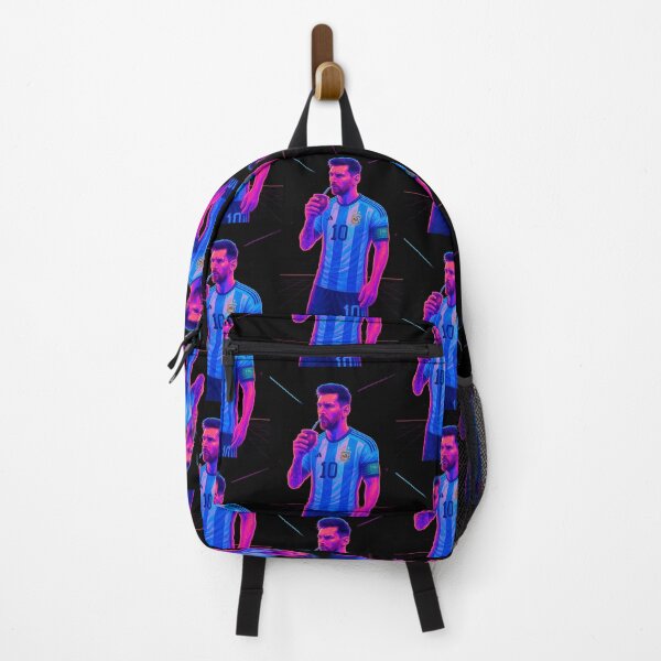 Item preview, Messi The Goat Art Neon Synthwave Cyberpunk – Retro Futuristic designed and sold by G-A-D-U.