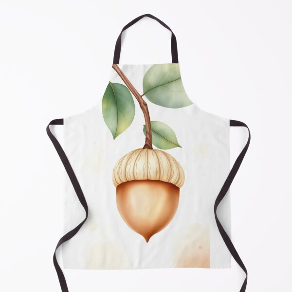 Item preview, Botanical Watercolor Acorn Branch Illustration designed and sold by Vida e Arte.