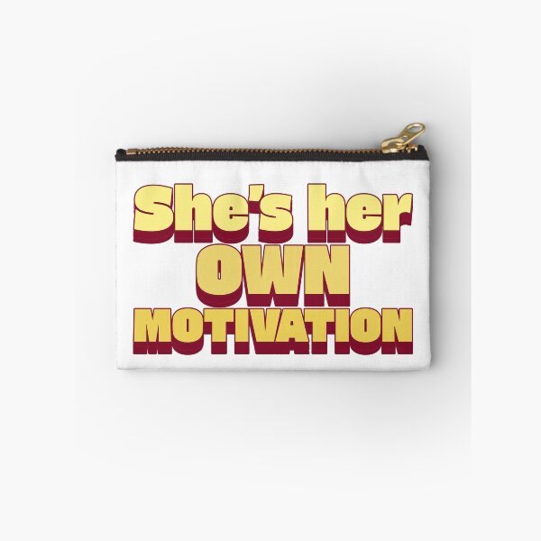 Item preview, She Is Her Own Motivation | Inspirational Women's Empowerment Quote designed and sold by GlimmerAura.