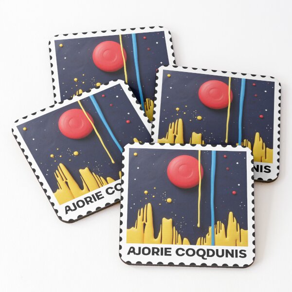 Item preview, electrick gravity 1.4 C stamp colorful geometric abstract design designed and sold by SmashingDeals.