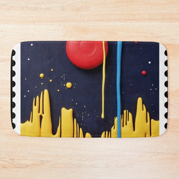 Item preview, electrick gravity 1.4 C stamp colorful geometric abstract design designed and sold by SmashingDeals.